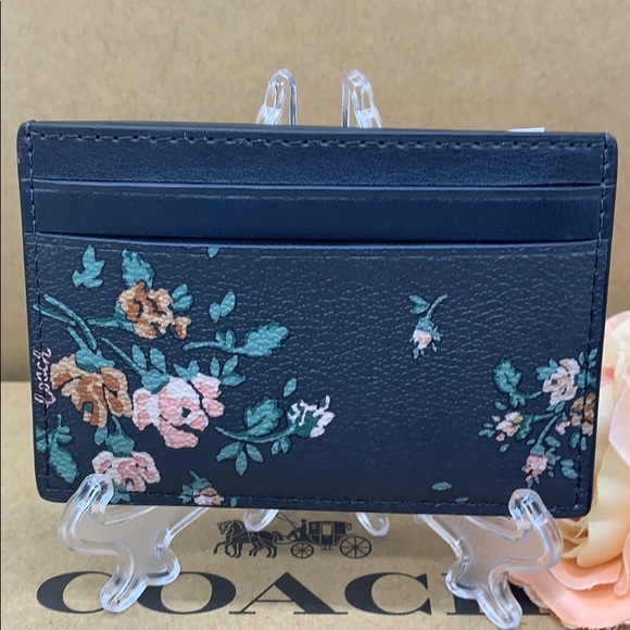 COACH Card Case imitation gold/midnight multi - Picture 9 of 16